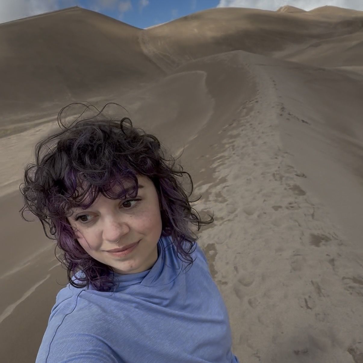 Profile Photo A portrait of Luna at Sand Dunes National Park